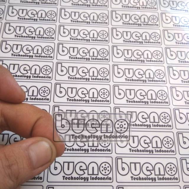 

Stiker label kemasan produk