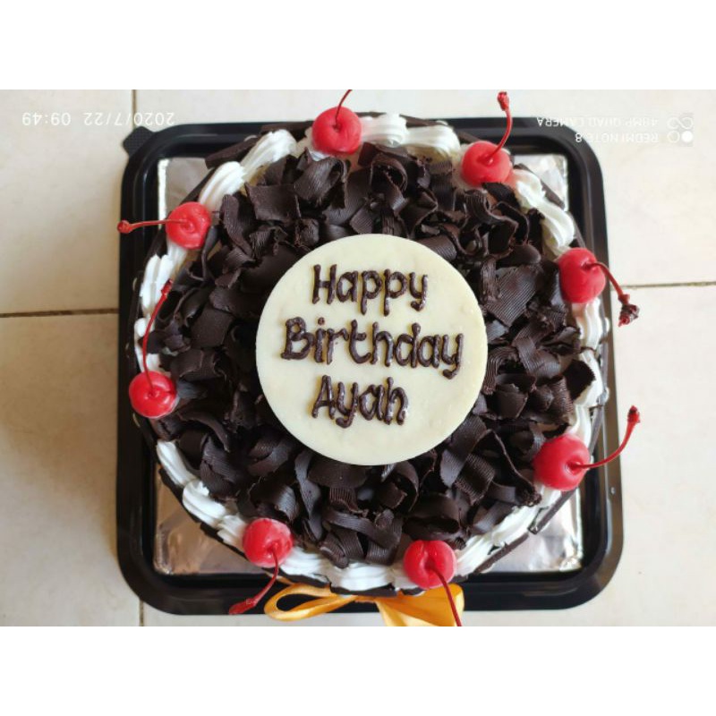 

HARGA PROMO ! ICE CREAM TART, Black Forest A, 20 cm, Tart Dalamnya 100% Ice Cream Tanpa Kue