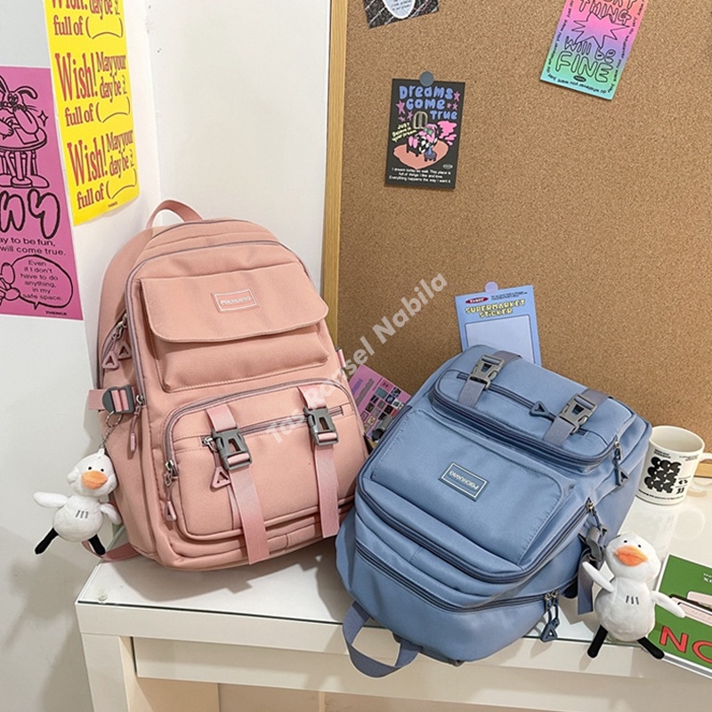 Tas Sekolah Anak Perempuan SMP SMA Ransel Wanita Premium Backpack Besar