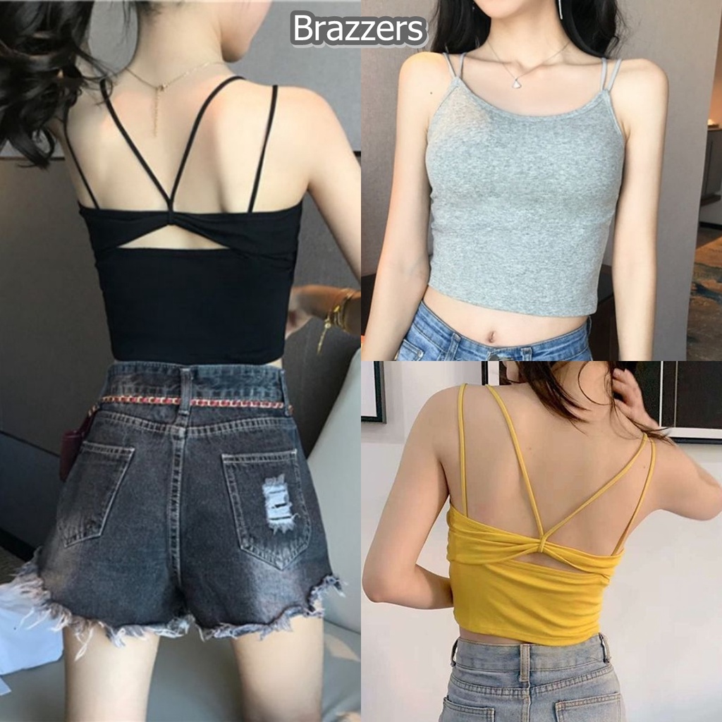Tangtop Tantop Outer Crop Top Bra Bh Wanita Anak Remaja Perempuan Cewek Cewe Dewasa Import Korea Bus