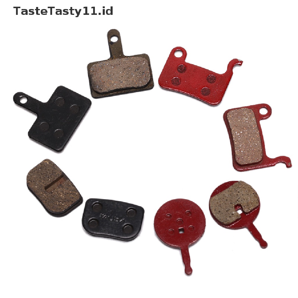 (TasteTasty) 1 Pasang Kampas Rem Cakram Sepeda Bahan Semi Metal Resin