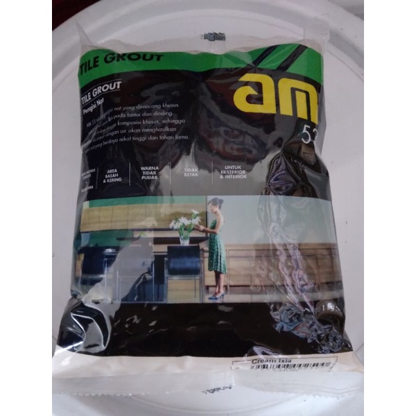 Nat keramik AM 53 oker semen warna