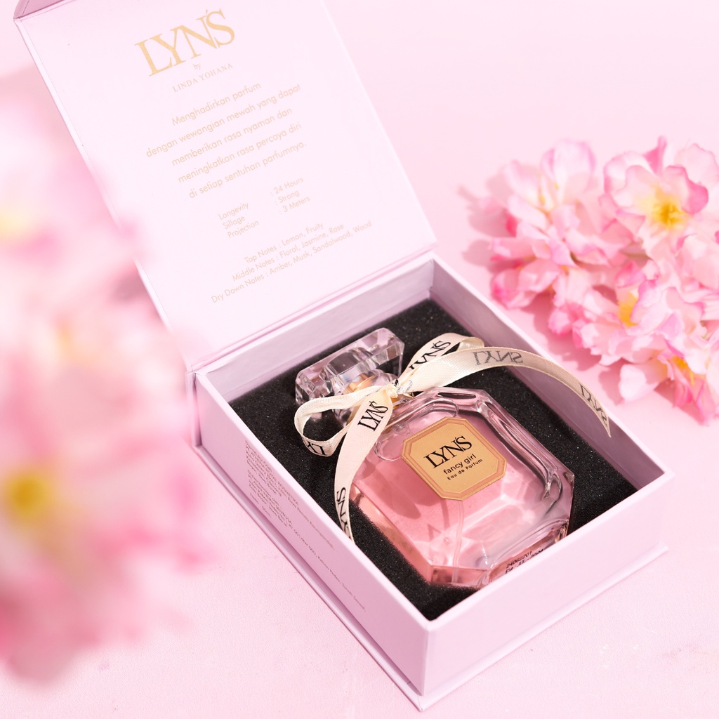 LYN'S Elegance Eau De Parfum 50ml | LYNS EDP Parfum Wangi Tahan Lama BY AILIN