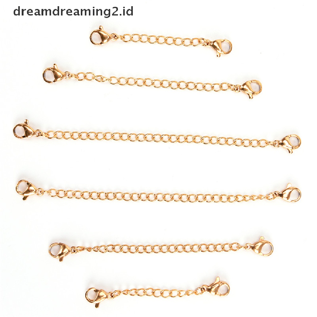 (LIKE) Rantai Extension Tail Links Untuk Membuat Perhiasan Kalung / Gelang / Anting