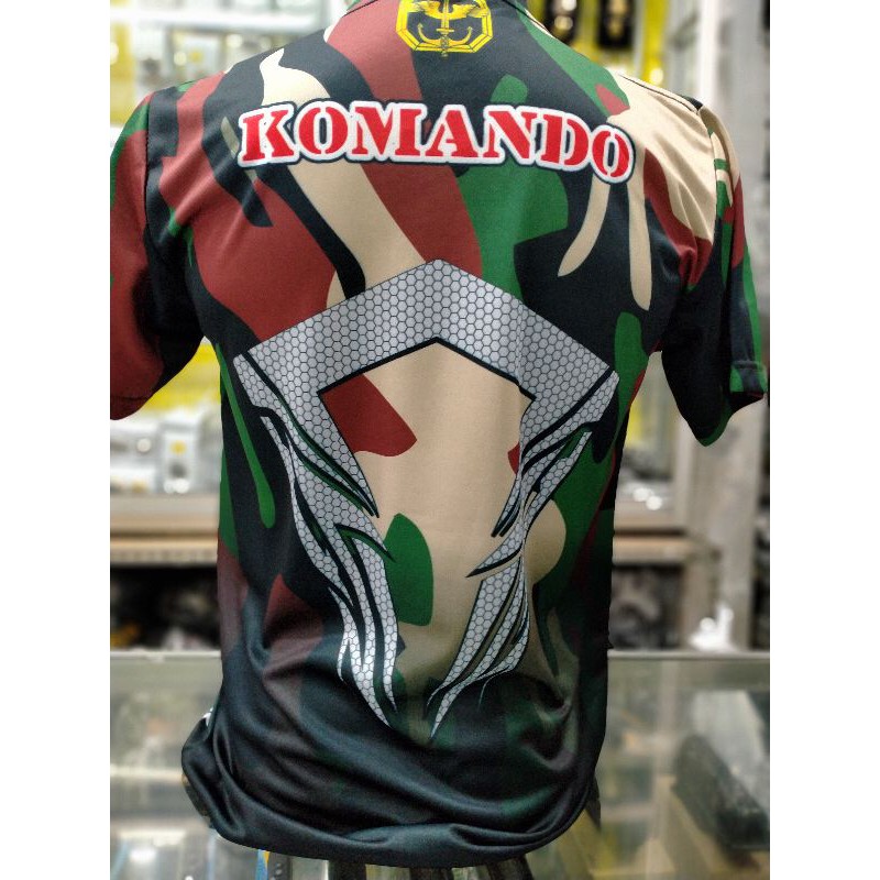 Kaos Jersey Printing Loreng Kopasus