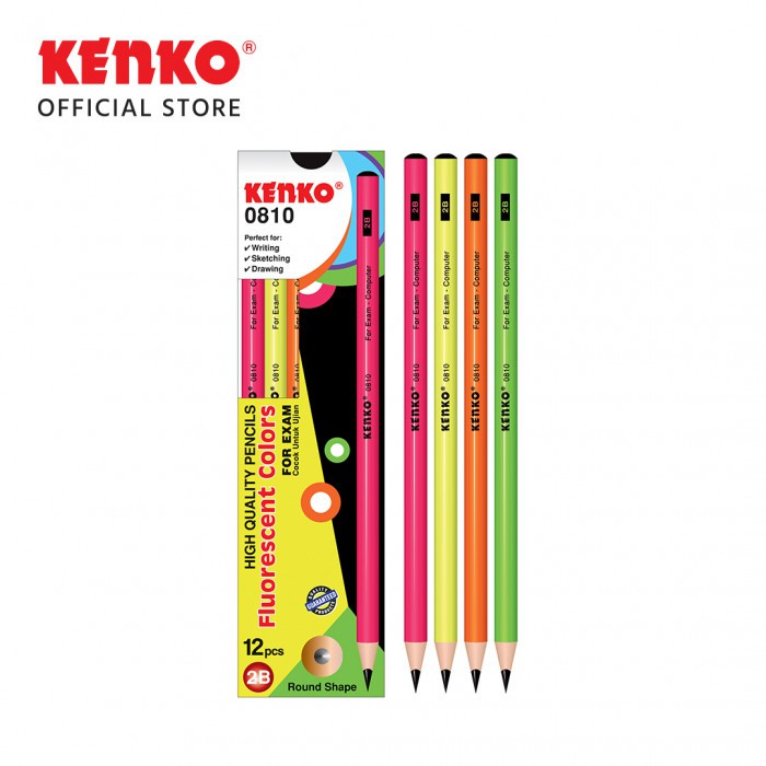 

Pensil 2B KENKO Pencil 2B 0810 ( 1 PACK )