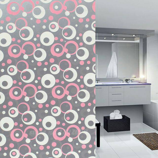 STICKER KACA MURAH!!!STICKER KACA/STICKER KACA MOTIF BULAT/STICKER KACA MOTIF