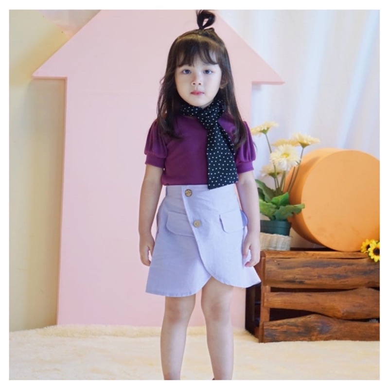 MASSIE Skort Set Anak 1-5th / Setelan Rok Anak