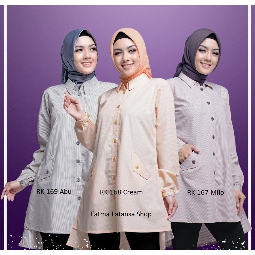 atasan wanita / rauna rk 167 / 168 / 169 /baju wanita / tunik / Baju atasan