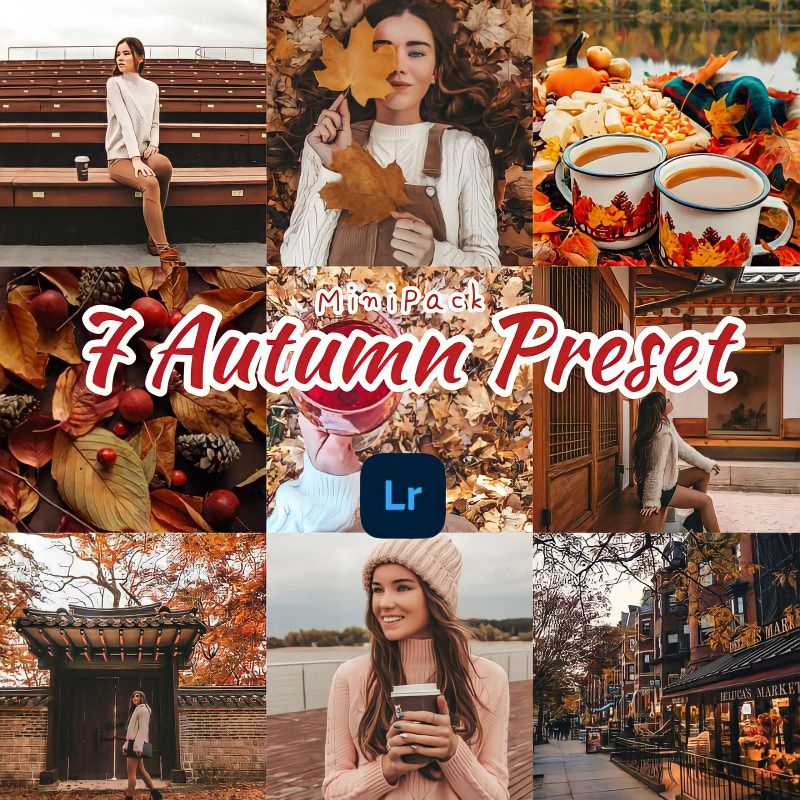 7 PRESET LIGHTROOM AUTUMN SERIES For IOS &amp; Android