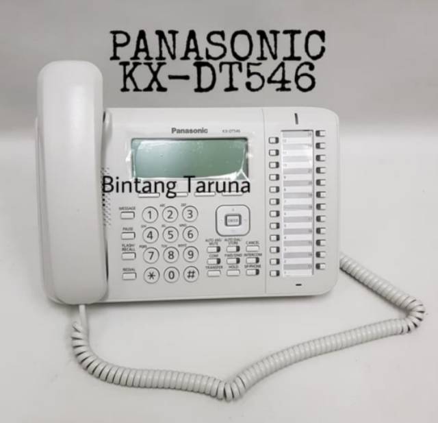 Telepon Panasonic KX-DT546 Telepon Digital Panasonic DT546 (Putih)