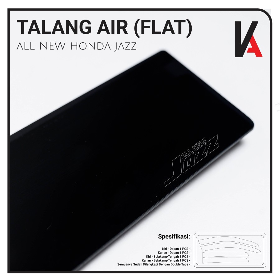 TALANG AIR PINTU MOBIL ALL NEW JAZZ MODEL FLAT RATA HIGH QUALITY SUPER