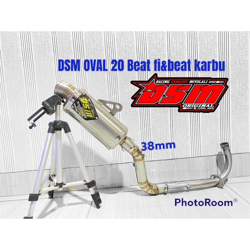 TERMURAH Knalpot DSM oval 20 beat fi beat carbu