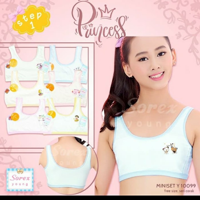 Miniset Anak Perempuan Sorex Young Y-10099 - Miniset Sorex - Bra Remaja Step 1