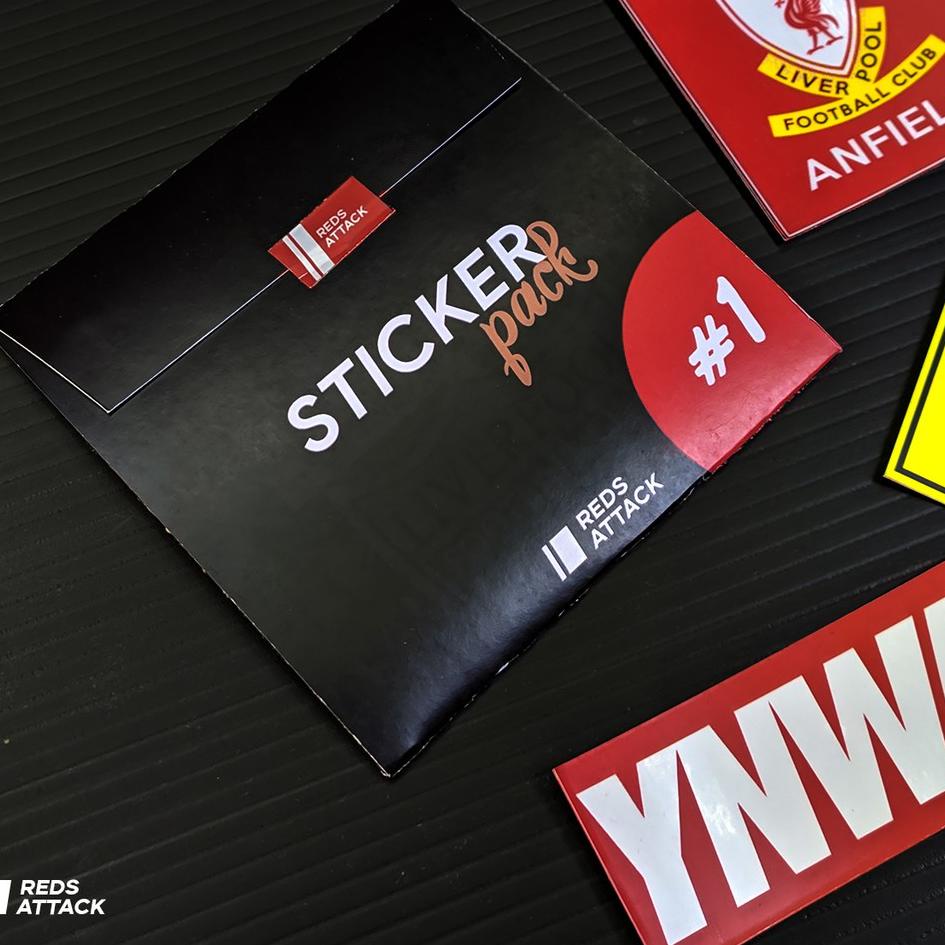 

[KODE PRODUK 00DGZ8291] STICKER PACK #1 Liverpool / YNWA 12pcs Stiker Vinyl Anti Air