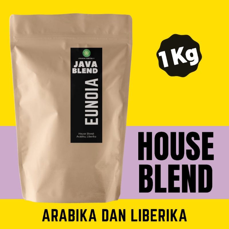 

House Blend Arabika dan Liberika Temanggung Java Blend Euonia 1 Kg - Biji