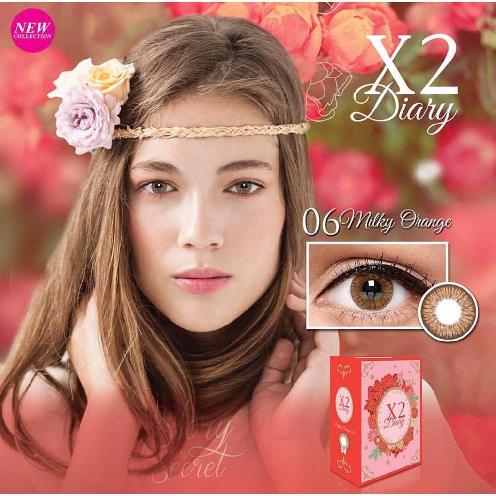 

SOFTLENS X2 DIARY NO6 MILKY ORANGE