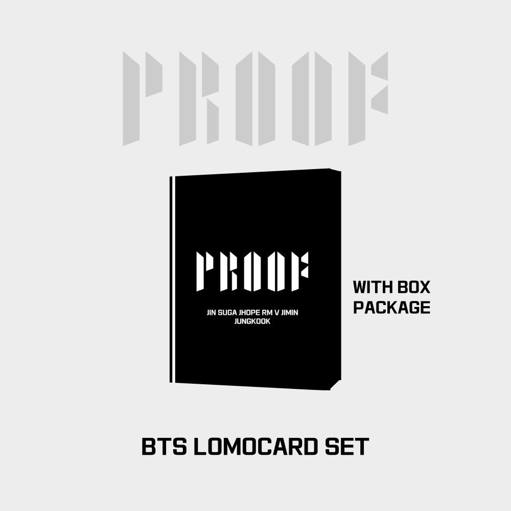 LOMO CARD BTS PROOF YET TO COME LOMOCARD (ISI 25 PCS + BOX + LAMINASI 2SISI) KPOP IDOL KOREA PREMIUM MURAH UNOFFICIAL RM JIN SUGA JHOPE JIMIN V JUNGKOOK READY STOCK !