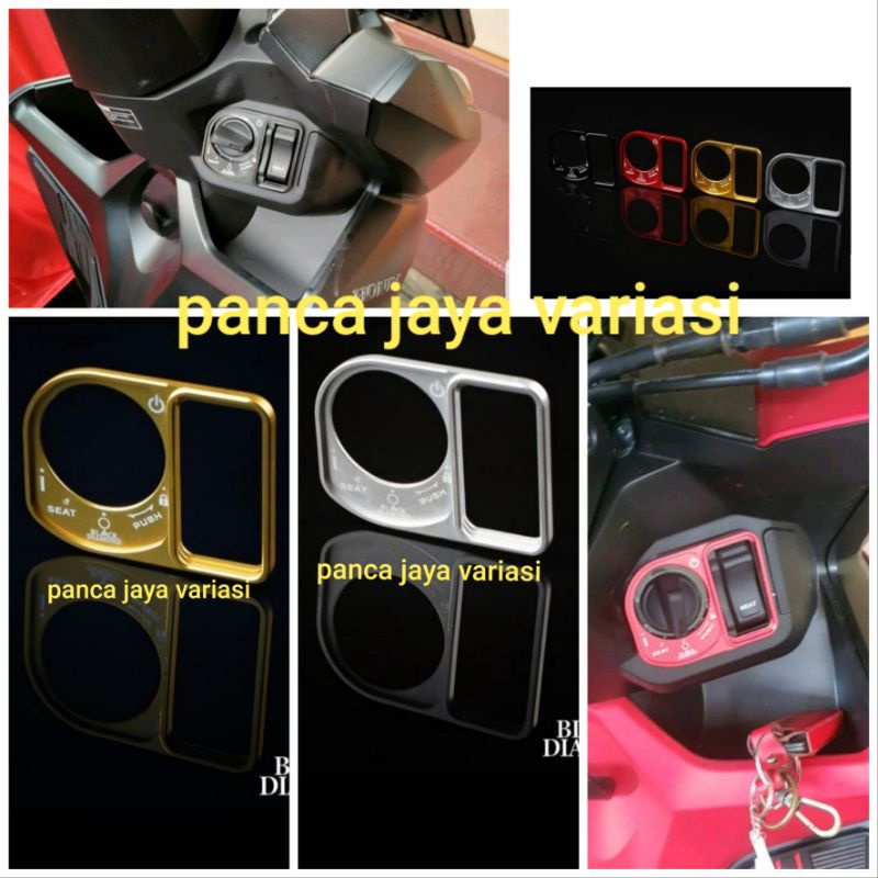 Tutup Cover Kunci Kontak Honda Vario 150 Adv 150 Adv 160 Vario 160 Pcx 160 BLACK DIAMOND Best Quality