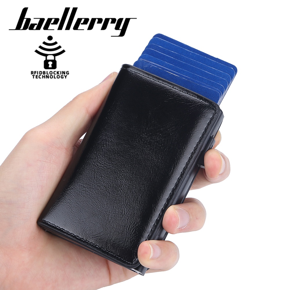 BAELLERRY K9178 Dompet Kartu Pria Bahan Kulit PU Leather Premium WATCHKITE WKOS