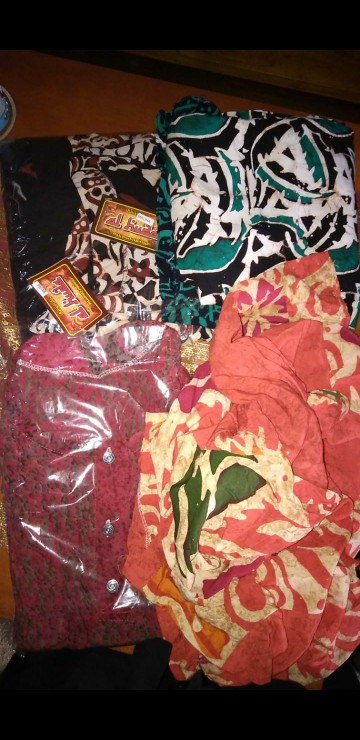 Longdres Sekdres Batik Maura Cap Pekalongan