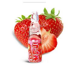 

Soft Drink Hata Ramune Strawberry [200ml]