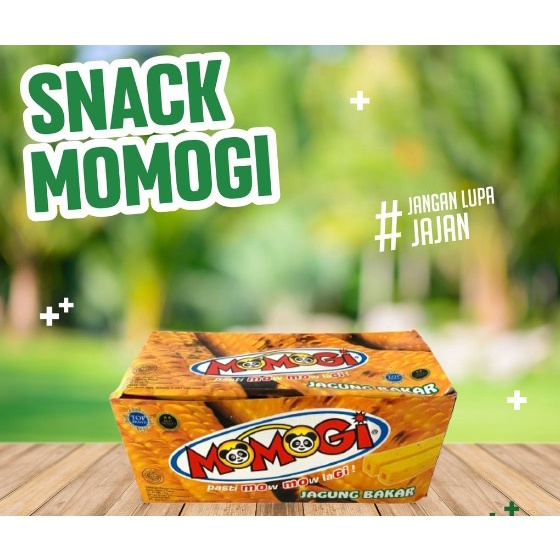 

MOMOGI SNACK WAFER STICK EXTRUDAT MAKANAN RINGAN CEMILAN JAGUNG BAKAR COKLAT 1 BOX ISI 20 PCS SNACK JAJAN CAMILAN MURAH SURABAYA