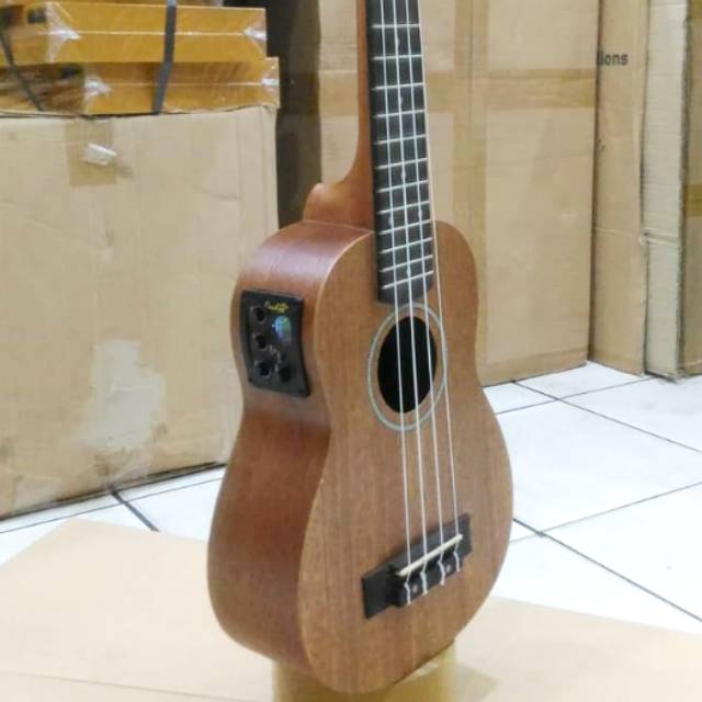 Ukulele Soprano elektrik digital original