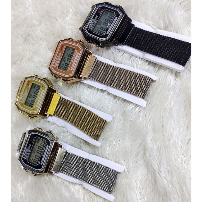 JAM TANGAN TALI PASIR DIGITAL 5 WARNA