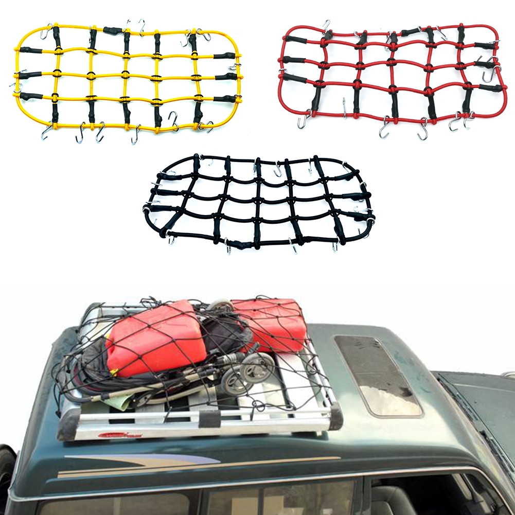 Roof Vehicles Accessories Model Carrier Elastic Rc Car Crawler Luggage Net Mesh Truck Shopee Indonesia