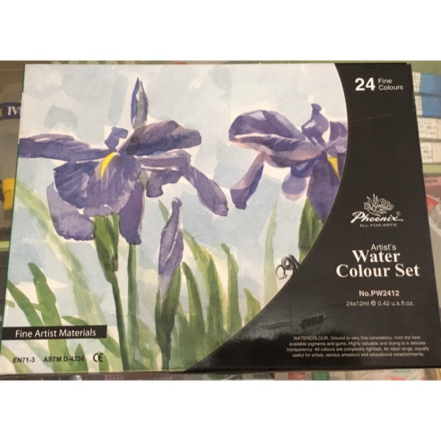 Jual Sale‼️ Phoenix Water Colour Set 24 Pcs / Phoenix Artist's Water Colour Set / Cat Air Murah Indonesia|Shopee Indonesia