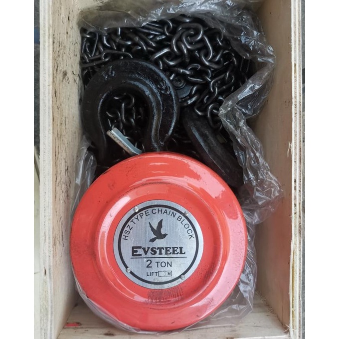 CHAIN BLOCK 2 TON 3 METER TAKEL KATROL KEREKAN 2 TON 3 METER