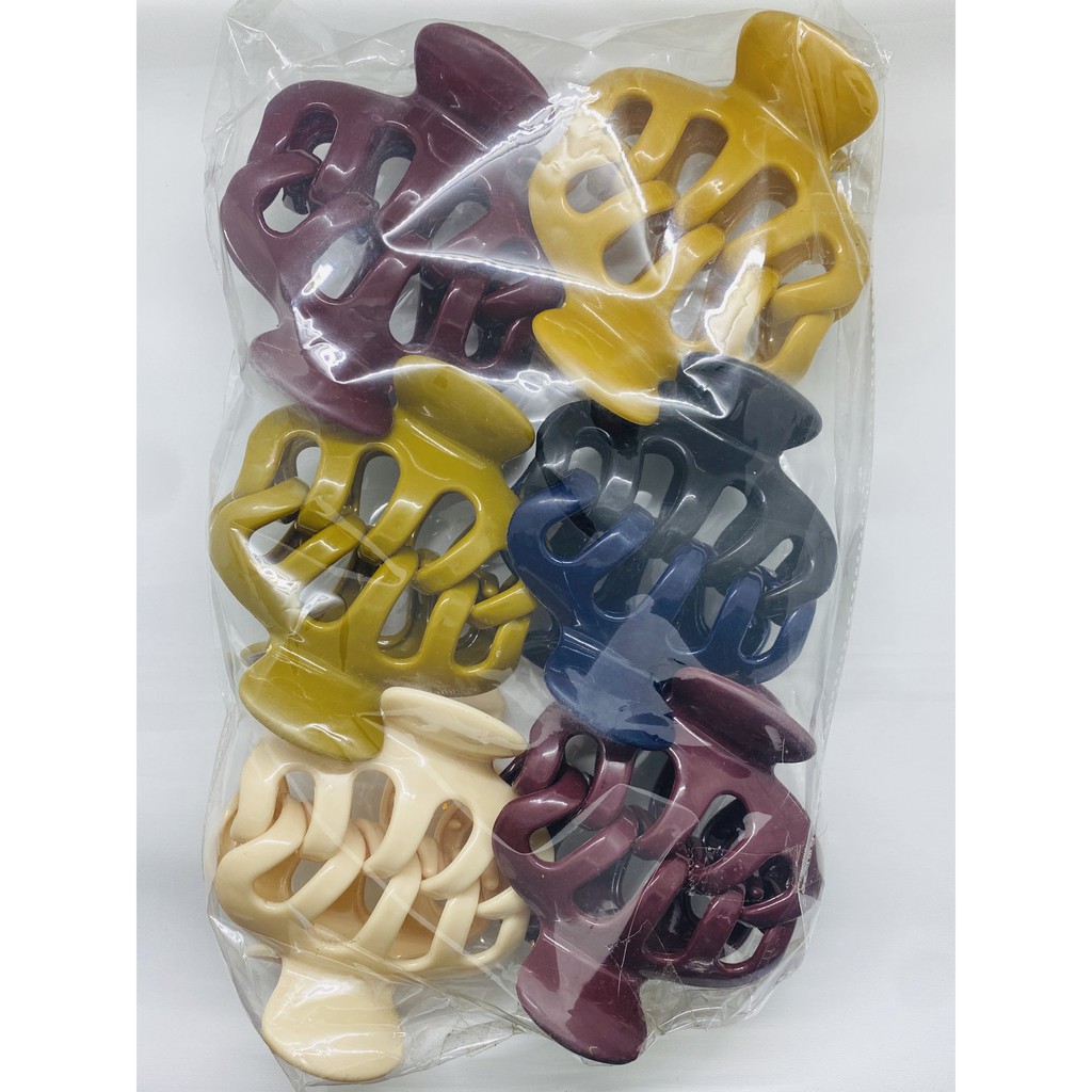 JBR-016 JEDAI JUMBO 8CM Jedai Besar Jepitan Rambut Besar Gigi 5 Cengkraman Kuat