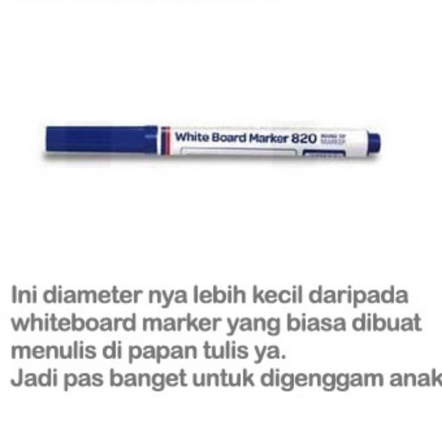 White Boardmarker Snowman untuk Wipe Clean Workbook