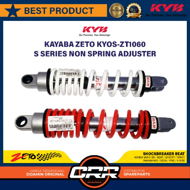 Shockbreaker Sok Belakang Kayaba Zeto Honda Beat Vario Scoopy Spacy Yamaha Mio Xeon Fino X Ride Tipe