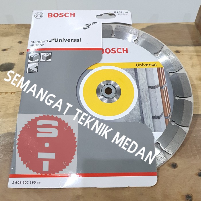 195 MATA POTONG KERAMIK DIAMOND WHEEL CUTTER UNIVERSAL DRY 9" BOSCH
