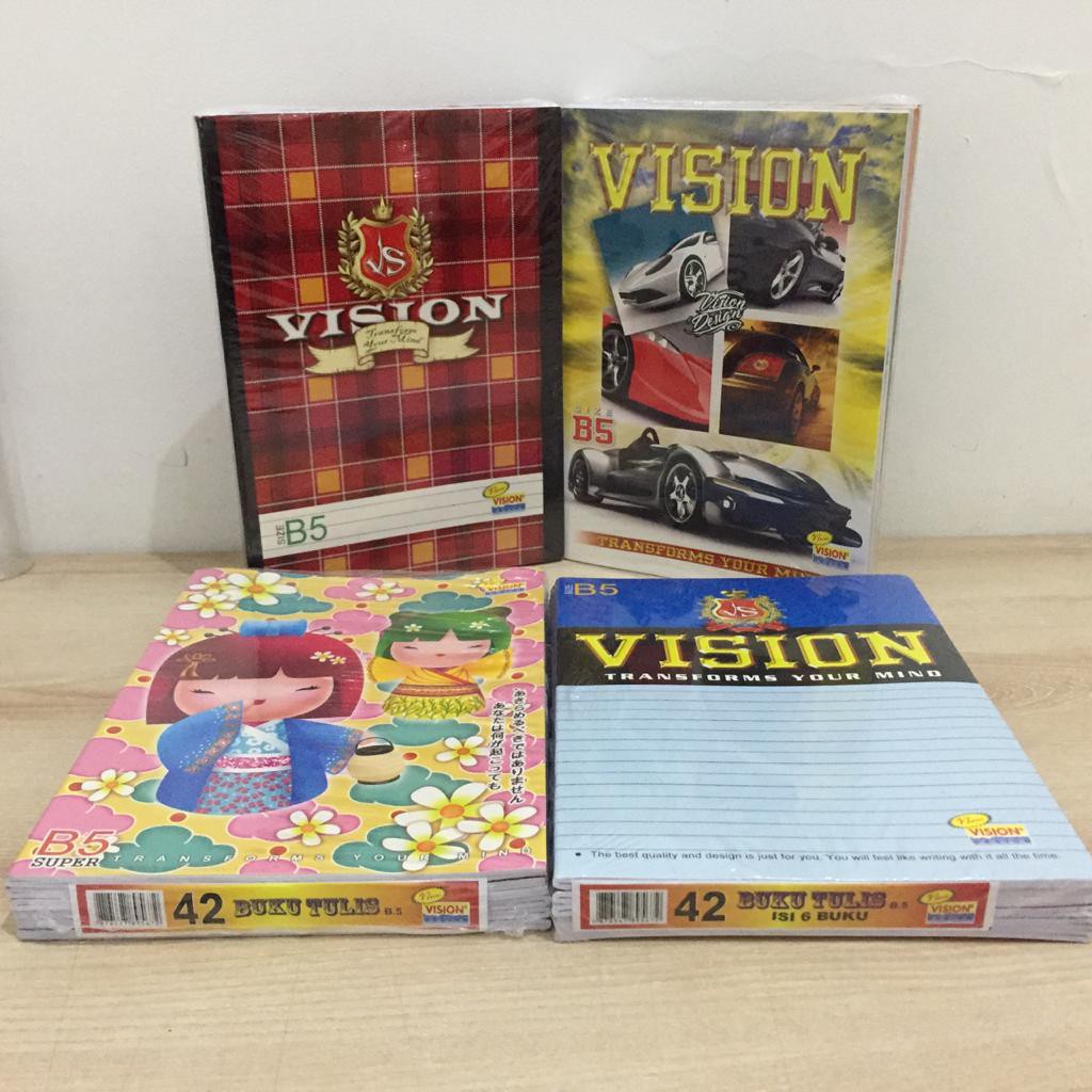 

Buku Tulis B5 Boxy 42 Vision