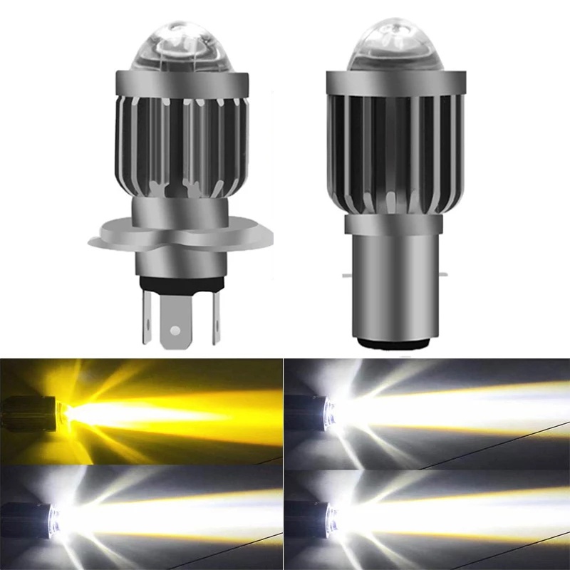 [1Pcs Motorcycle led bulb 12-80V electric car light] [Car LightBulb spotlight ultra-bright far and near beam]