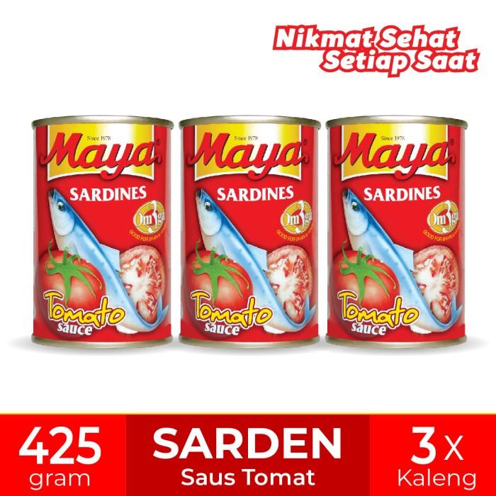 

Kaleng | Maya Sarden Tomate Sauce 425Gr X 3