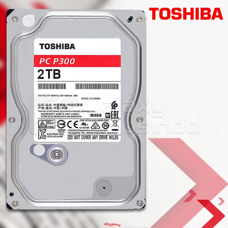 Toshiba 2TB SATA3 - P300 Series / HDD 2TB