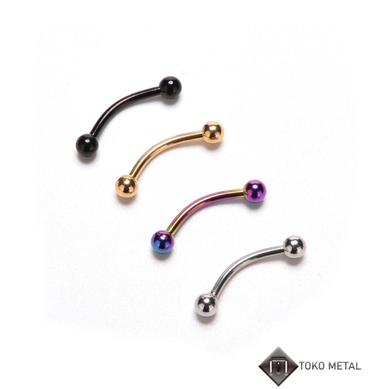 Anting 100% Titanium Kualitas Tinggi Tindik/Piercing Pria Dan Wanita [Toko Metal]