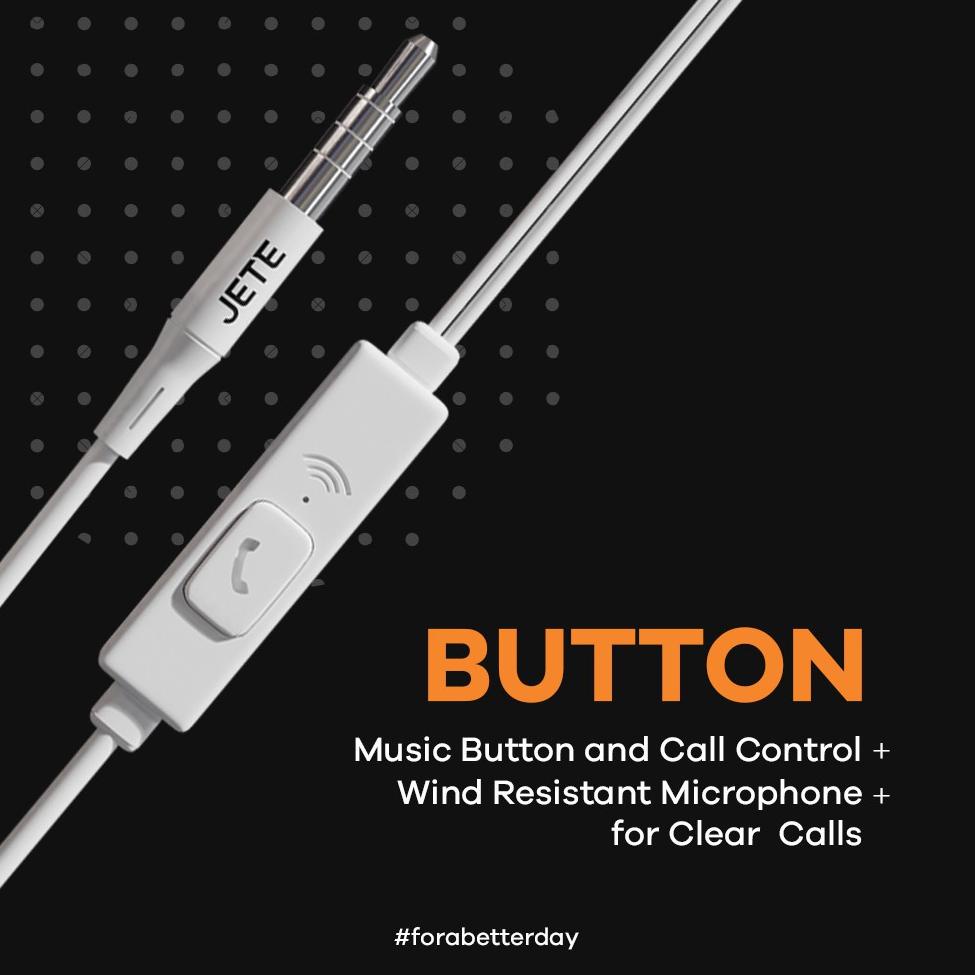 Headset Earphone Jete Ha6 - Garansi 2 Tahun