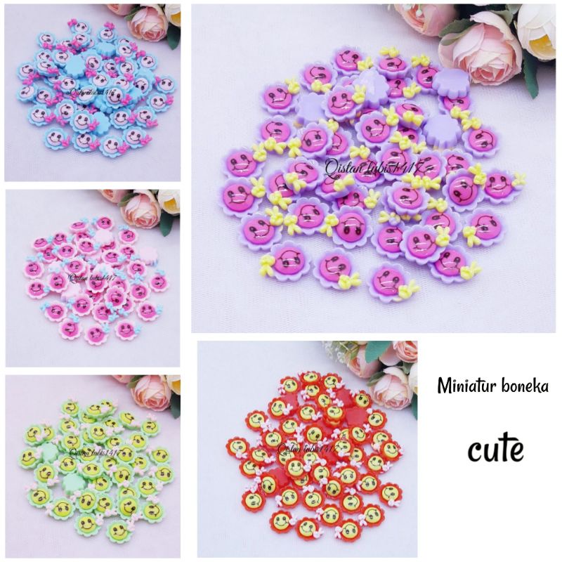 Clay miniatur boneka cute 1pcs