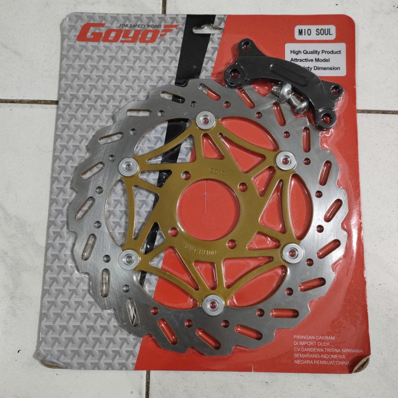 disc brake Mio Piringan cakram Mio Mio soul ukuran260mm Gerigi Goyo original foto