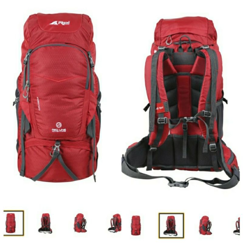 tas gunung original carrier arei caldera 60L include cover bag keril rei caldera 60L
