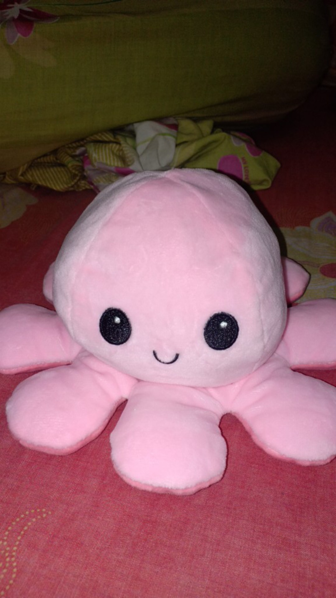 Ready Stock Boneka  Plush Model Gurita Bisa Dibalik Untuk 