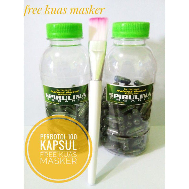 1 pc spirulina masker organic