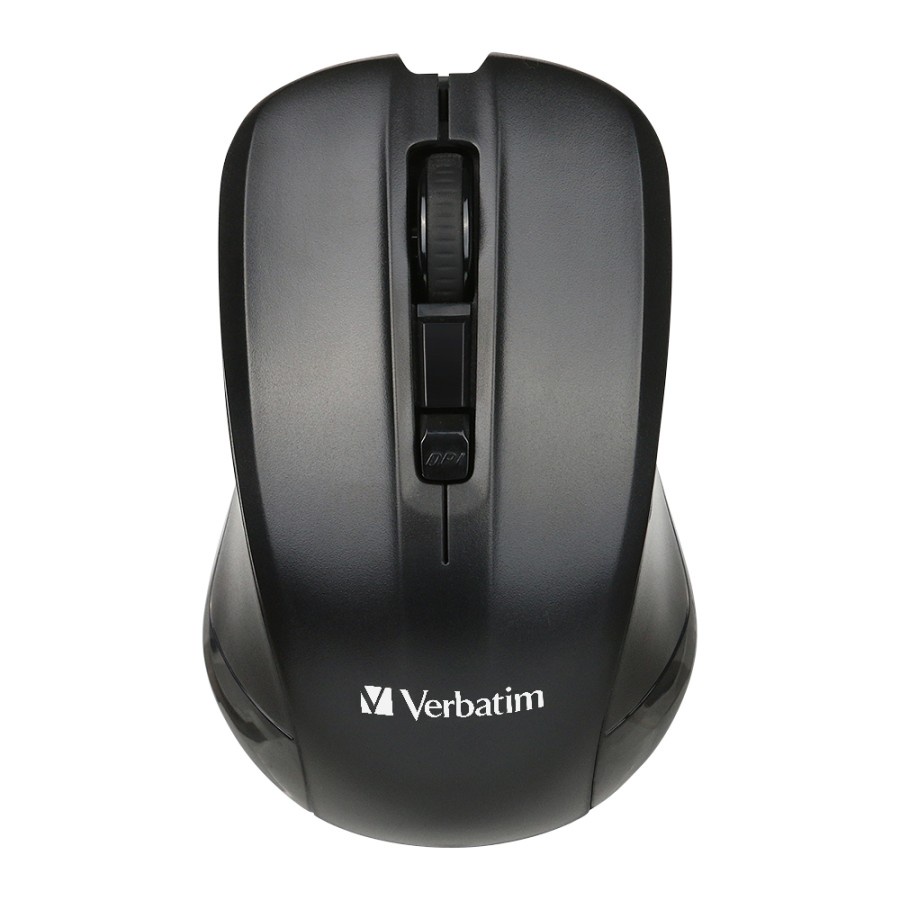 Mouse Verbatim Wireless Optical 1600DPI - Black Grey (66629)