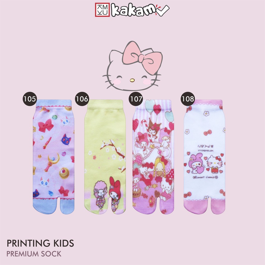 Kaos Kaki Anak Printing Karakter 6