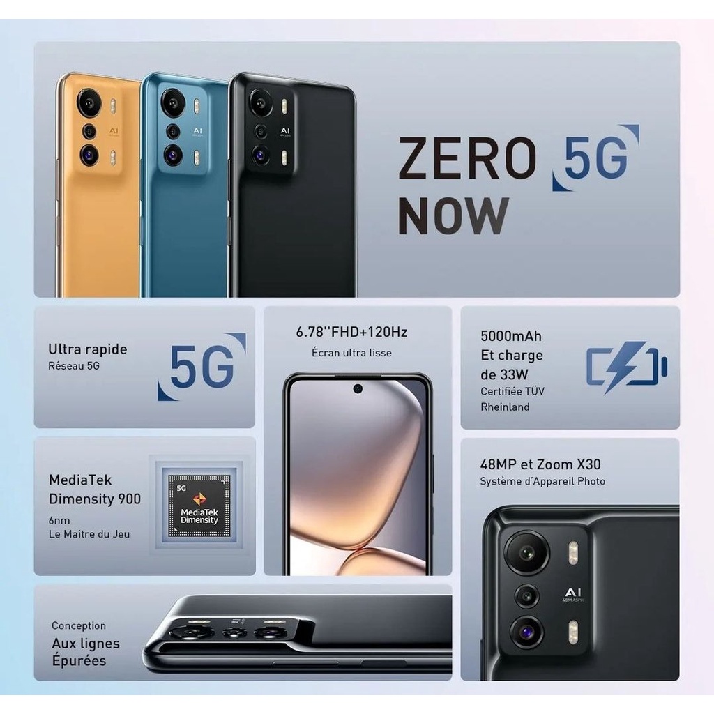 Infinix Zero 5G Ram 8/128 GB